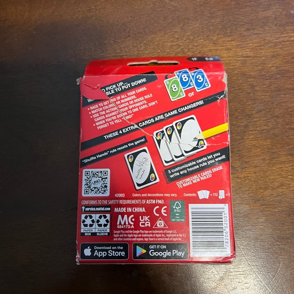 Uno game - Picture 3 of 3